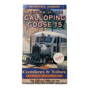 VHS Tape - Return of The Galloping Goose No 5 - On the Toltec Scenic Railroad